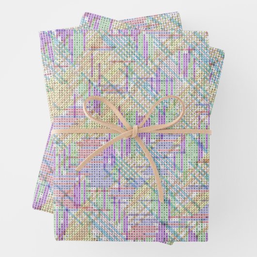 Mehr als 2.000 Mathematik-Gleichungen Rätsel gelös Geschenkpapier Set (Beispiel)