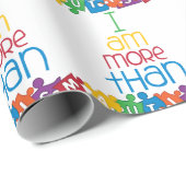 Mehr als Autismus Geschenkpapier (Rolleneckpunkt)