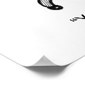 Mehr als den Affen sehen auf einem Resume Poster (Ecke)