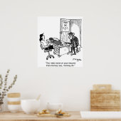 Mehr als den Affen sehen auf einem Resume Poster (Küche)