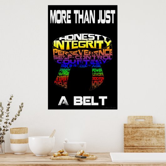 Mehr als ein Gürtelplakat Poster (Küche)