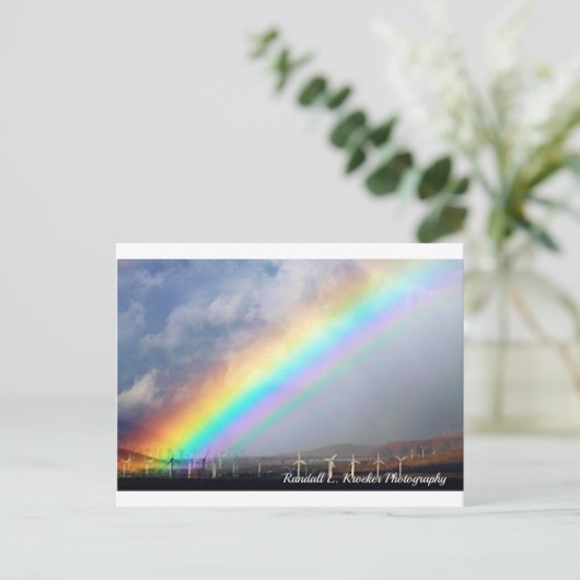 Mehr als ein Regenbogen! Postkarte (Stehend Vorderseite)