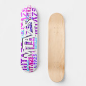 Mehr als ein Zodiac Sign Skateboard (Vorderseite)