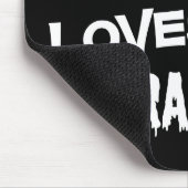Mehr als ein Zombie-Liebe-Gehirne Mousepad (Ecke)