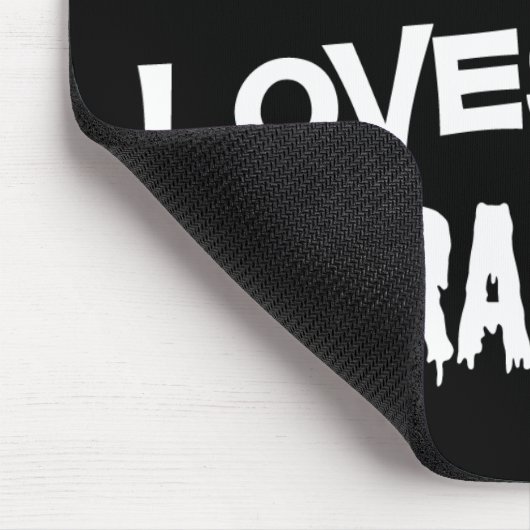 Mehr als ein Zombie-Liebe-Gehirne Mousepad (Ecke)