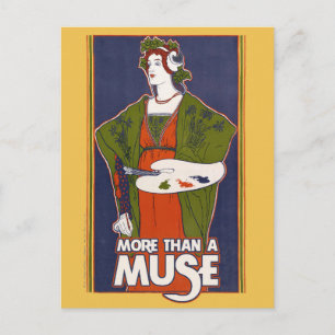 Mehr als eine Muse Postkarte