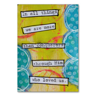 Mehr als Eroberer Tischnummer