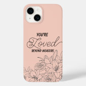 Mehr als geliebt Case-Mate iPhone hülle (Rückseite)