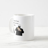 Mehr als genug zum zu essen kaffeetasse (Vorderseite Links)