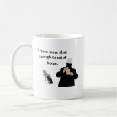 Mehr als genug zum zu essen kaffeetasse (Links)
