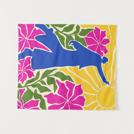 Mehr als Grenzen erreichen Wandteppich (Vorderseite (Horizontal))