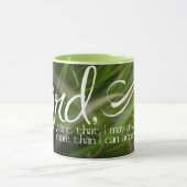 Mehr als ich erreichen kann tasse (Zentrum)