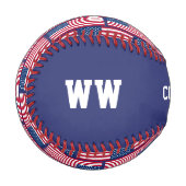 MEHR ALS KONQUEROR-Fahne "Custom Patriotic AMERICA Baseball (Vorderseite Links)