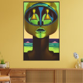 Mehr als Menschlich Leinwanddruck (Insitu (Wohnzimmer))