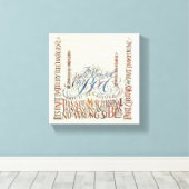 Mehr als nur ein Bett Leinwanddruck (Insitu (Holzboden))