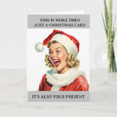 Mehr als nur eine Weihnachtskarte Karte (Vorderseite)