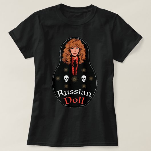 Mehr als Phantastische russische Puppe - Matrioshk T-Shirt (Design vorne)