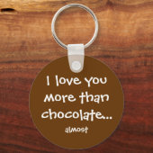 Mehr als Schokolade Schlüsselanhänger (Vorderseite)