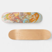 "Mehr als trifft Hentai" Skate-Plattform Skateboard (Horizontal)