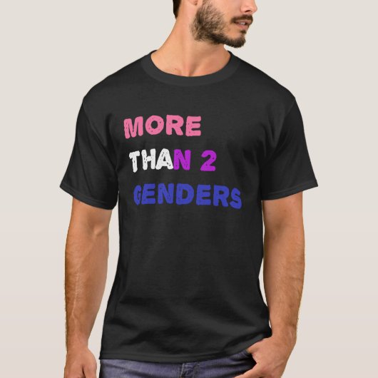 Mehr als zwei Geschlechter T-Shirt (Vorderseite)
