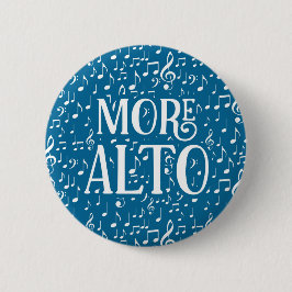 Mehr Alto - Blue White Singer Button