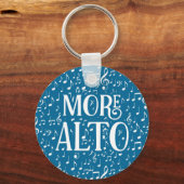 Mehr Alto - Blue White Singer Schlüsselanhänger (Vorderseite)