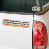 Mehr Amerikaner als Kanadier Autoaufkleber (Auf Lkw)