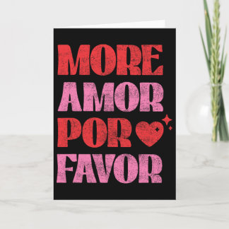 Mehr Amor Por Favor Romantischer Valentinstag Span Karte