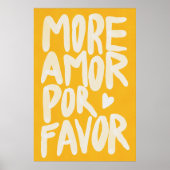 Mehr Amor Pour Favor Poster (Vorne)