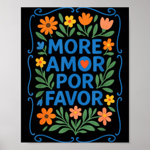 Mehr Amor R Gefallen Latein Spanisch Liebeszitat Poster