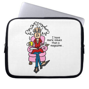 Mehr Ausgaben als ein Magazin-Spaß Laptopschutzhülle