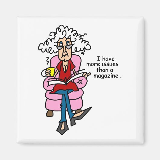 Mehr Ausgaben als ein Magazin-Spaß Magnet (Vorne)