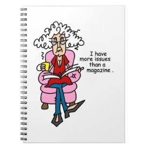 Mehr Ausgaben als ein Magazin-Spaß Notizblock