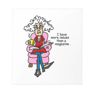 Mehr Ausgaben als ein Magazin-Spaß Notizblock