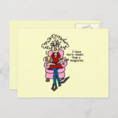 Mehr Ausgaben als ein Magazin-Spaß Postkarte (Vorne/Hinten)