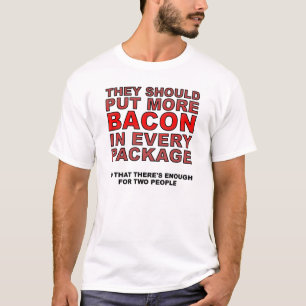 Mehr Bacon Funny Tshirt