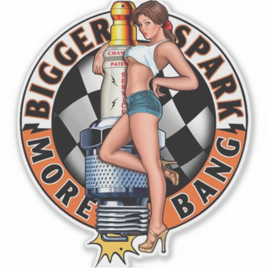 Mehr Bang Aufkleber (Vorderseite)