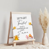 Mehr Bar Menu Sign Smore Bar S'mores Station Out Poster