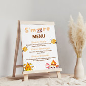 Mehr Bar Menu Sign Smore Bar S'mores Station Out Poster