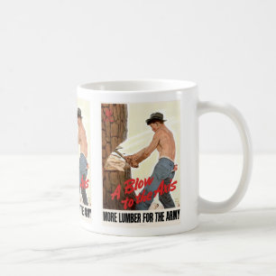 Mehr Bauholz für die Armee Kaffeetasse