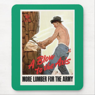 Mehr Bauholz für die Armee Mousepad