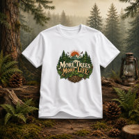 Mehr Bäume, mehr Leben Wald Zitat