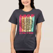 mehr Bäume pflanzen Tri-Blend Shirt (Vorderseite)