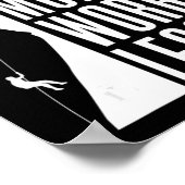 Mehr Besorgnis erregend weniger Tree Rock Climber Poster (Ecke)