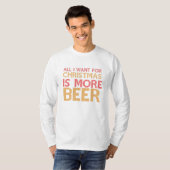 Mehr Bier Ugly Christmas Sweater T-Shirt (Vorne ganz)