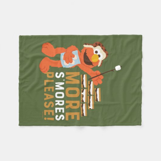 Mehr bitte. fleecedecke (Vorderseite (Horizontal))