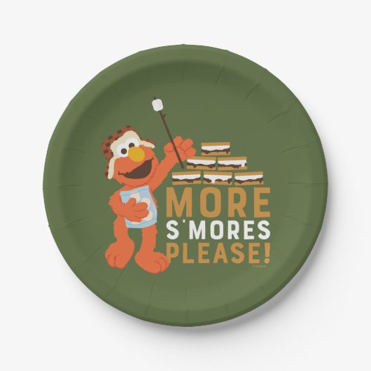 Mehr bitte. pappteller (Vorderseite)