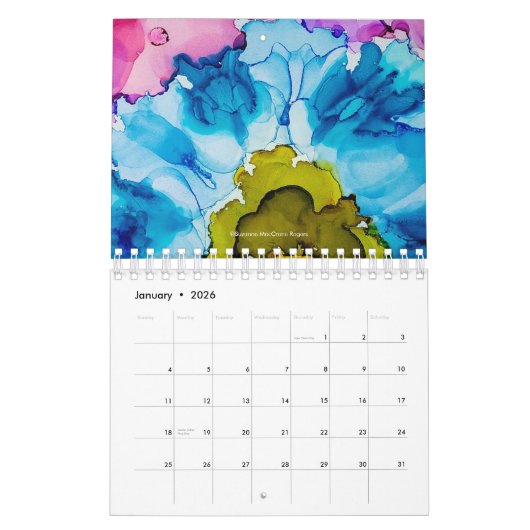 Mehr Blumenwerke - 22 Monate Kunstkalender Kalender (Jan 2026)
