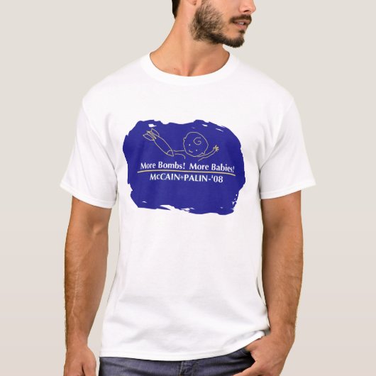 Mehr Bomben! Mehr Babys! Die T der Männer T-Shirt (Vorderseite)