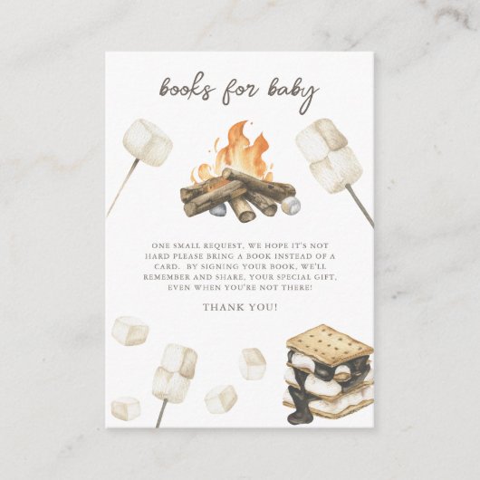 Mehr Bonfire Camping Bücher für Babys Begleitkarte (Vorderseite)